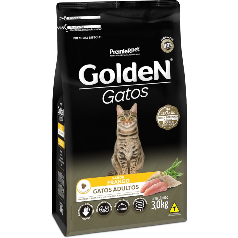Ração Golden Gatos Adultos Frango 1kg