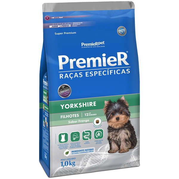 Ração Premier Raças Específicas Yorkshire Filhotes 1kg